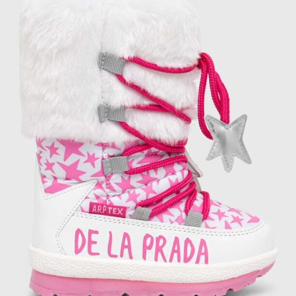 Agatha Ruiz de la Prada cizme de iarna copii culoarea alb