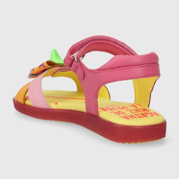 Agatha Ruiz de la Prada sandale din piele pentru copii preţ