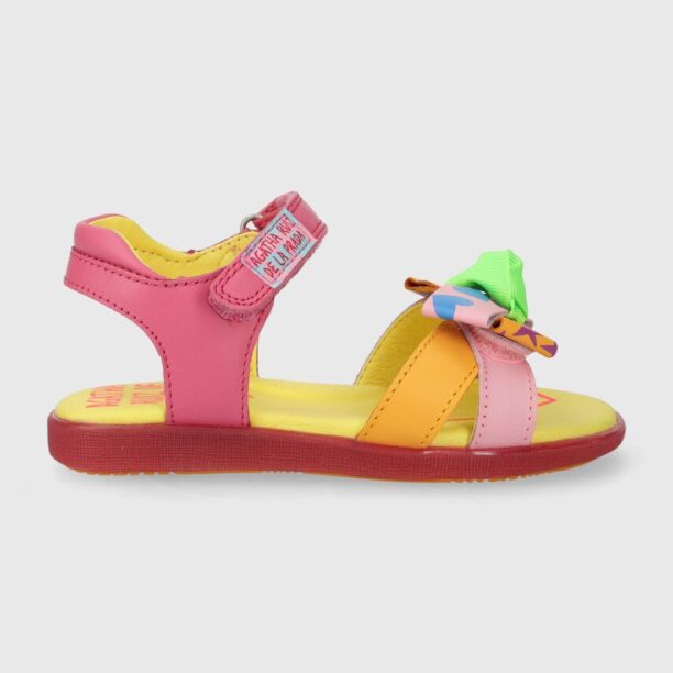 Agatha Ruiz de la Prada sandale din piele pentru copii