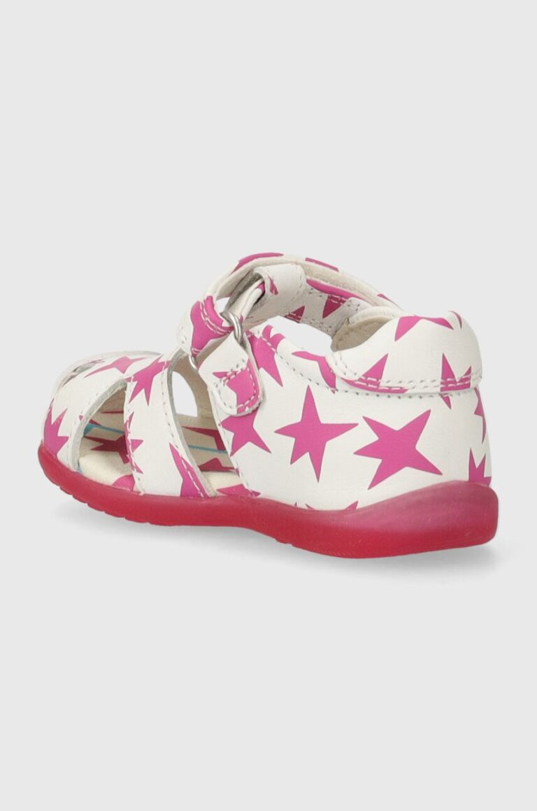 Agatha Ruiz de la Prada sandale din piele pentru copii culoarea alb preţ