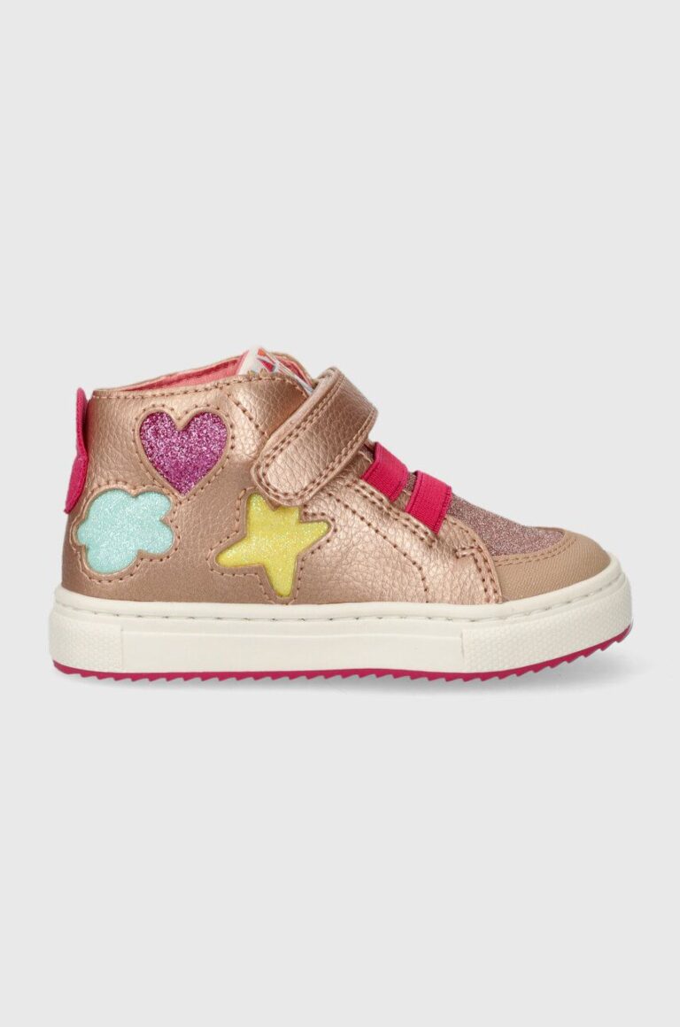 Agatha Ruiz de la Prada sneakers pentru copii culoarea auriu