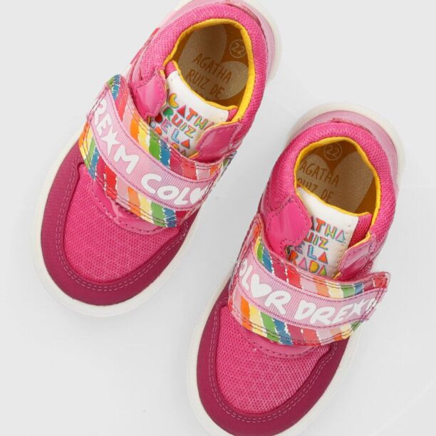 Agatha Ruiz de la Prada sneakers pentru copii culoarea violet