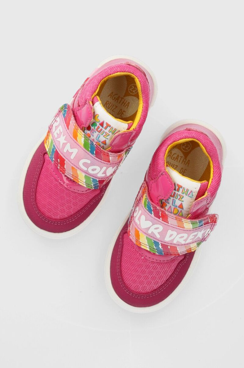 Agatha Ruiz de la Prada sneakers pentru copii culoarea violet