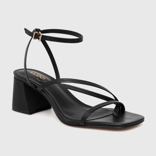 Aldo sandale de piele Adrauder culoarea negru