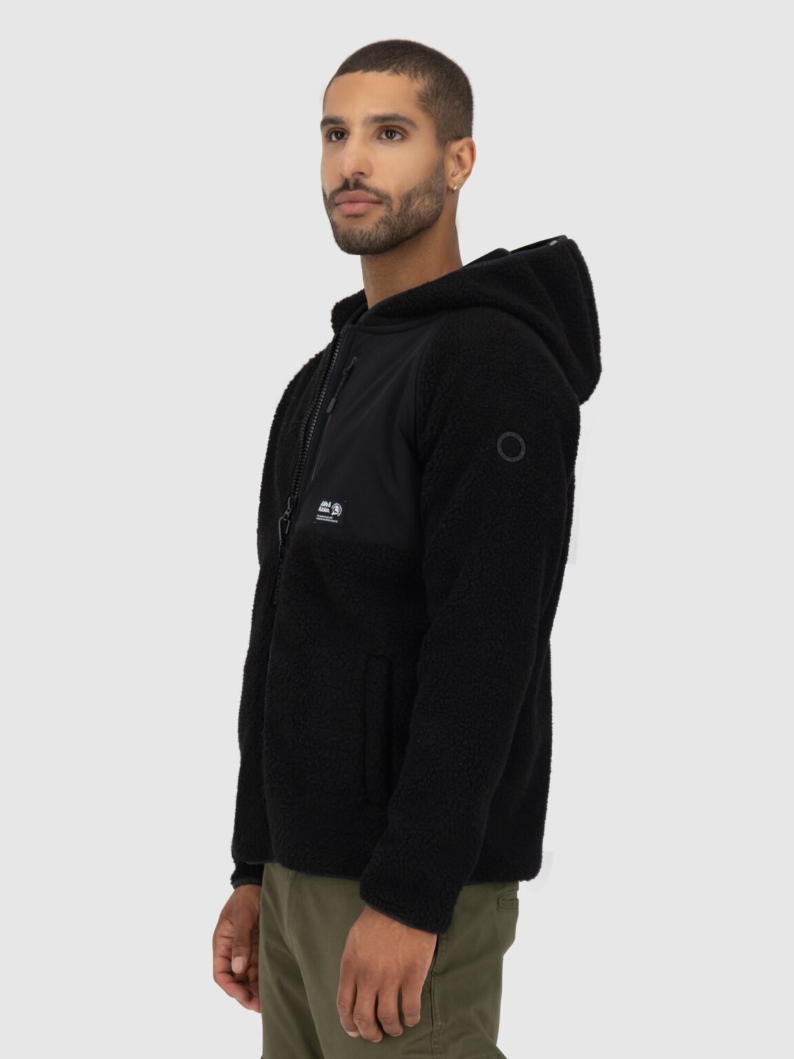 Alife and Kickin Jachetă  fleece 'Harald'  negru preţ