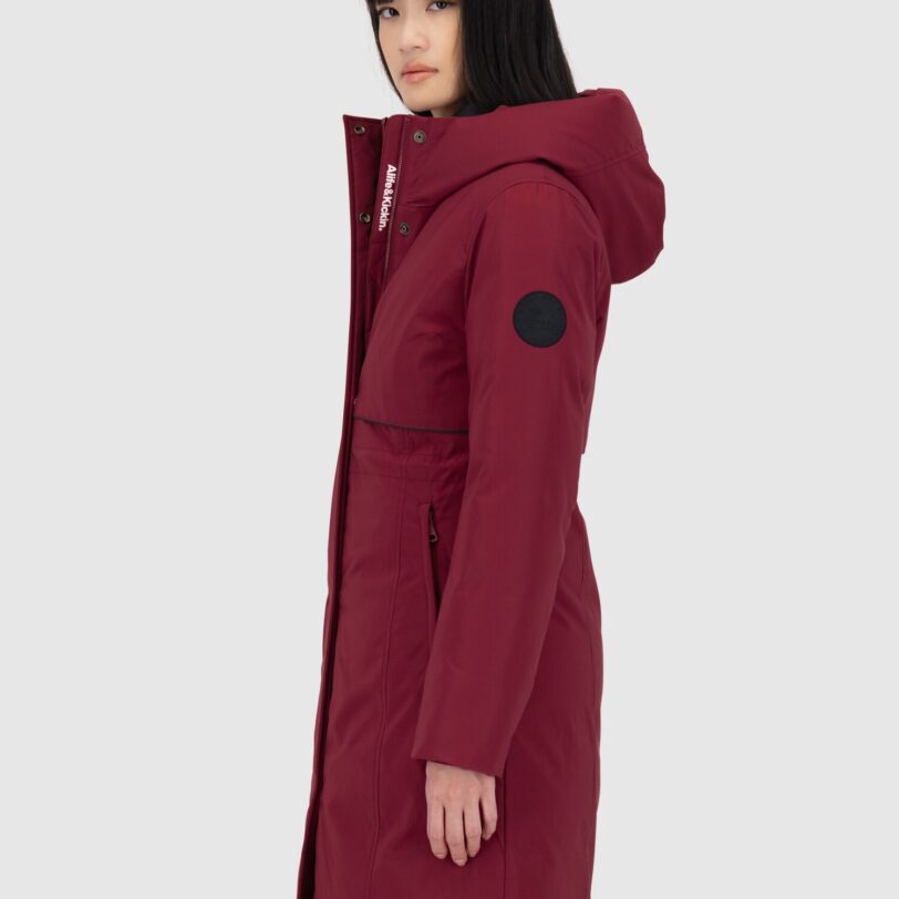 Alife and Kickin Palton de primăvară-toamnă  roșu cranberry preţ