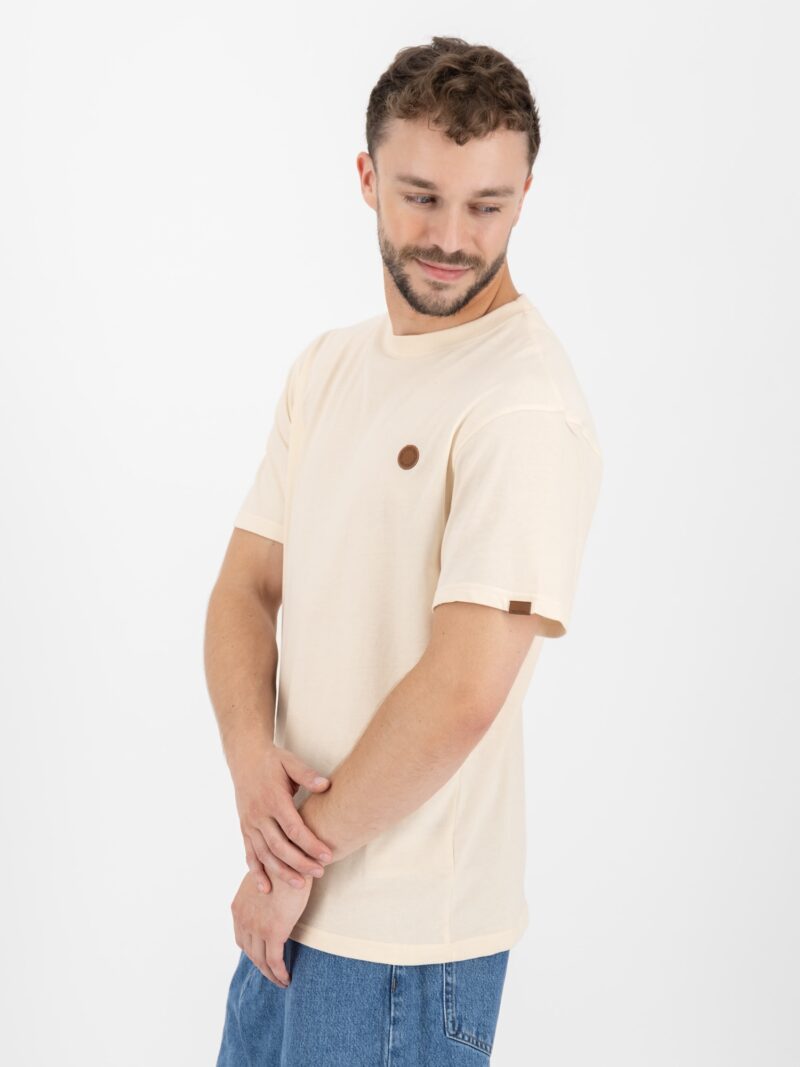 Alife and Kickin Tricou 'MaddoxAK'  crem / maro caramel preţ