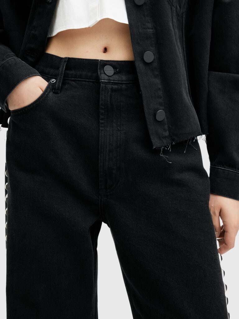 Original AllSaints Jeans 'BLAKE'  negru / argintiu