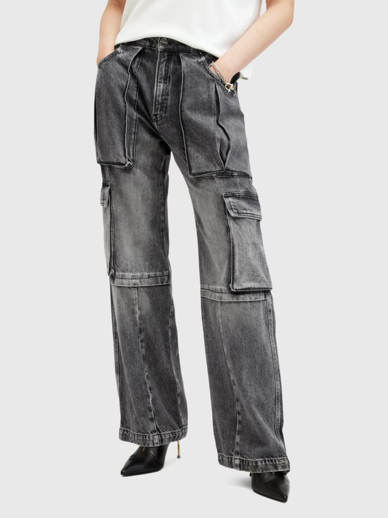 AllSaints Pantaloni eleganți 'ECHO'  negru denim