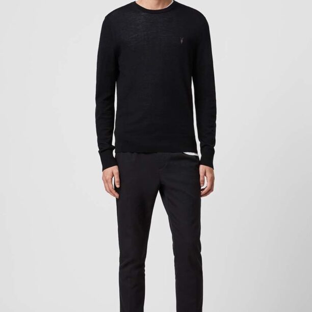 AllSaints - Pulover Mode Merino Crew preţ