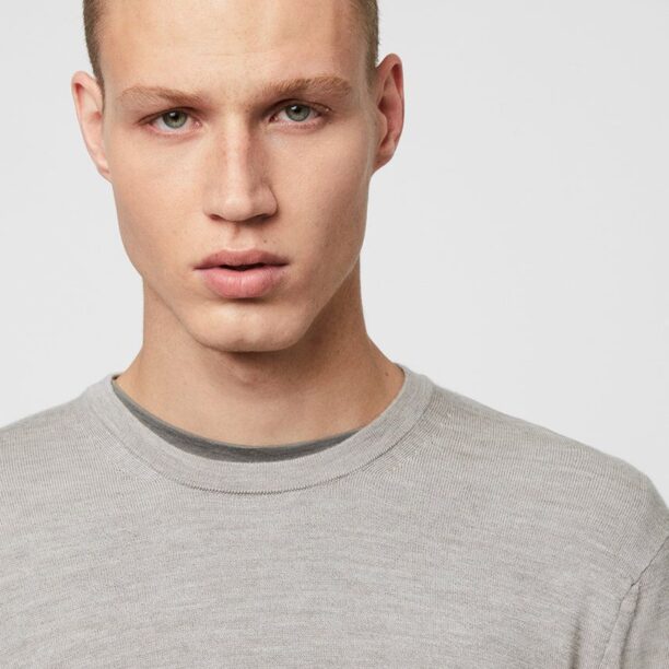 AllSaints - Pulover Mode Merino Crew preţ