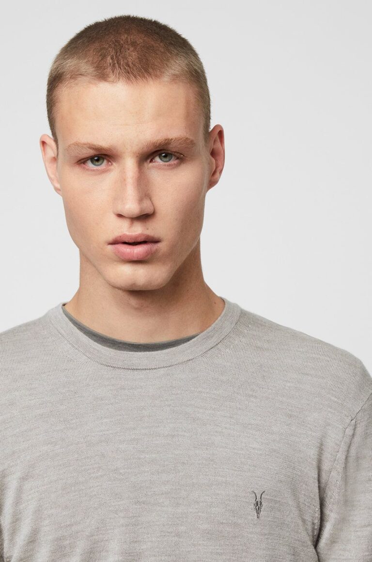 AllSaints - Pulover Mode Merino Crew preţ