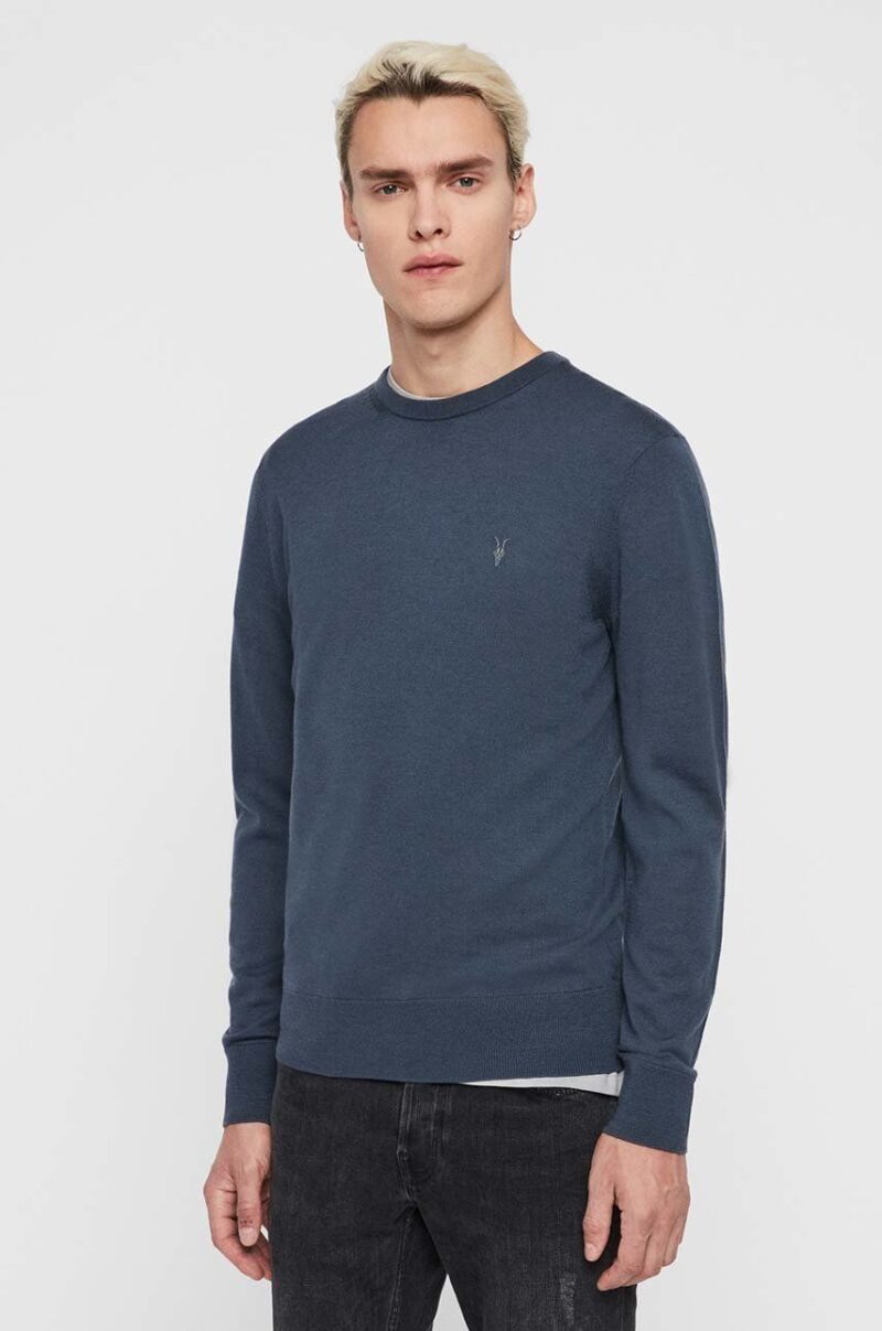 AllSaints - Pulover Mode Merino Crew