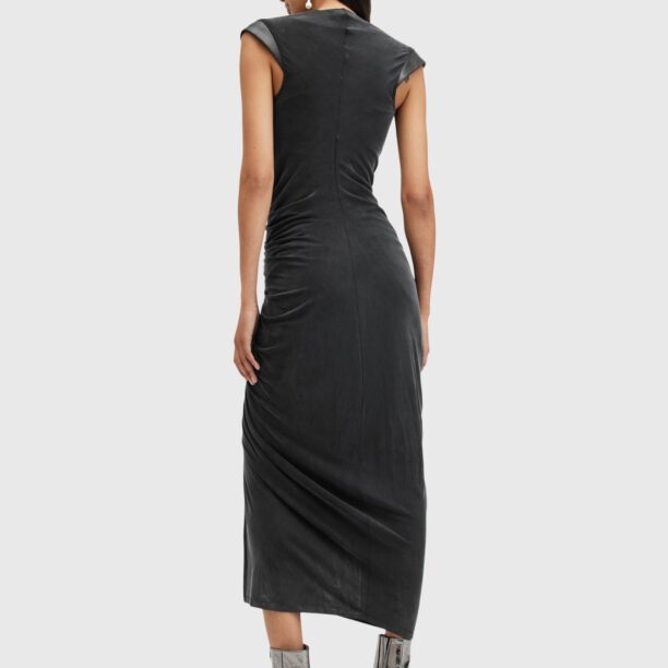 AllSaints Rochie  gri metalic preţ