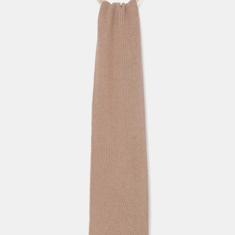 AllSaints esarfa din amestec de lana culoarea maro