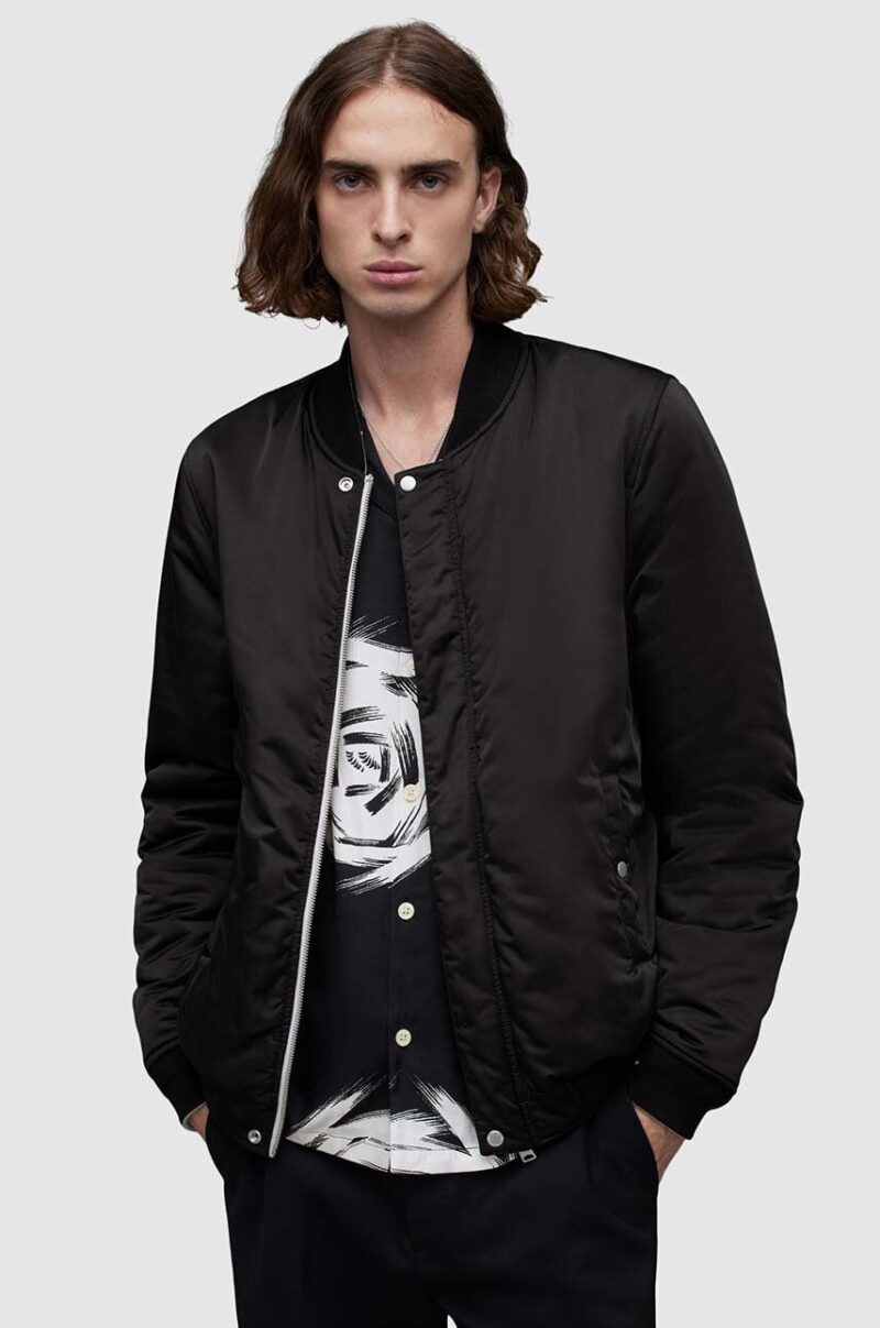 AllSaints geaca bomber cu doua fete Eris barbati