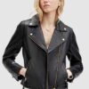 AllSaints geaca de piele DALBY femei