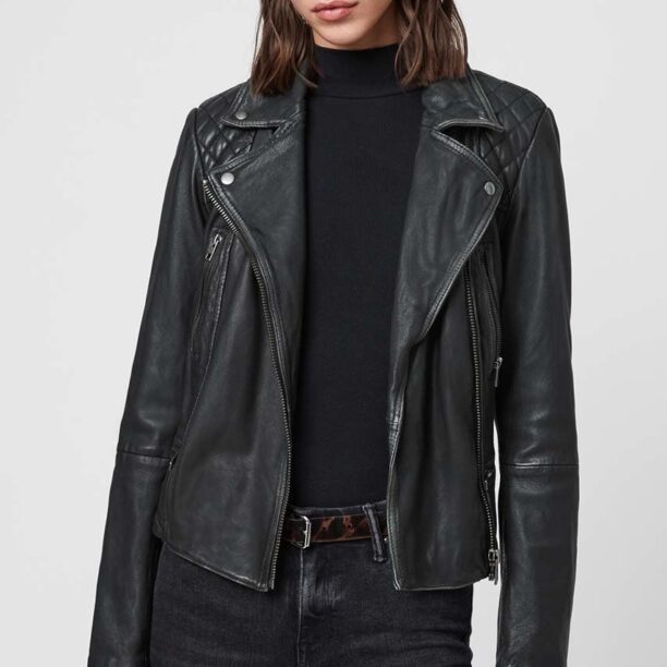 AllSaints geaca ramones de piele femei