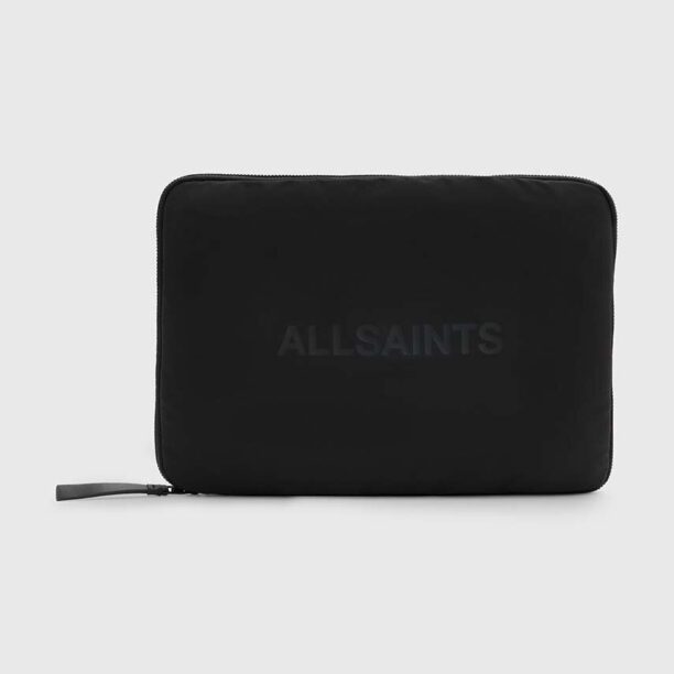 AllSaints husa laptop SAFF culoarea negru