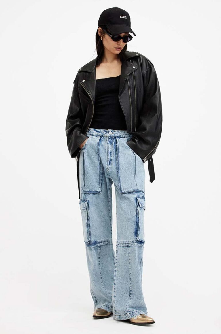 AllSaints jeansi ECHO CARGO JEAN femei