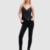 AllSaints jeansi MILLER SIZEME culoarea negru