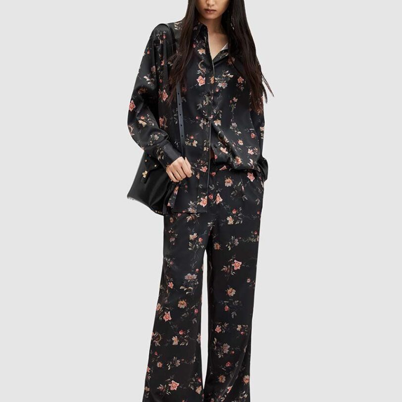 AllSaints pantaloni LOUISA TANA femei