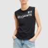 AllSaints top din bumbac ACCESS IMOGEN TANK culoarea negru