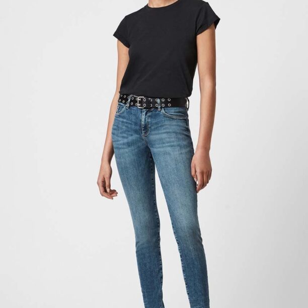 AllSaints tricou din bumbac culoarea negru preţ