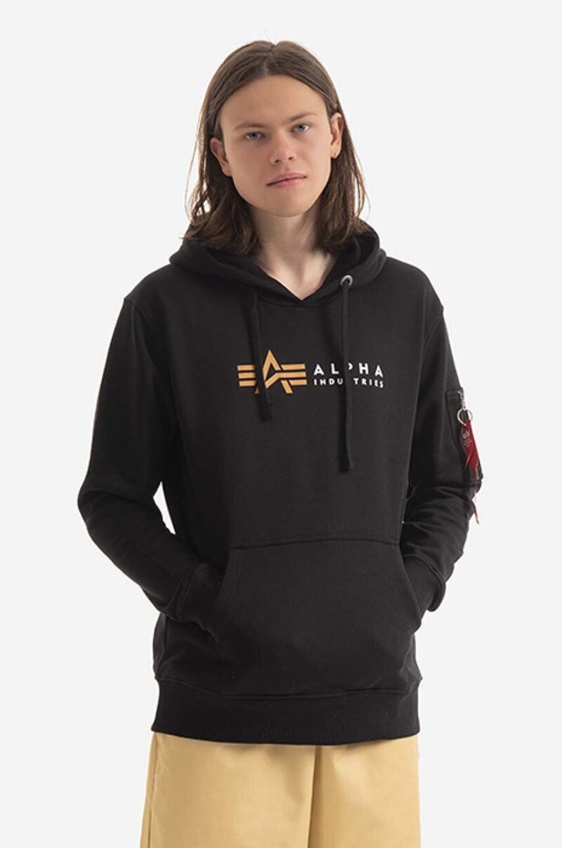 Alpha Industries bluză Alpha Label Hoody bărbați