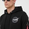 Alpha Industries bluză x Nasa Dark Side Hoody bărbați