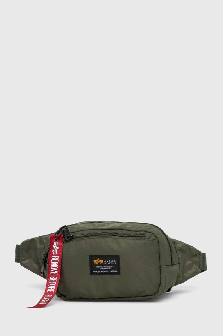 Alpha Industries borsetă culoarea verde 196923-01