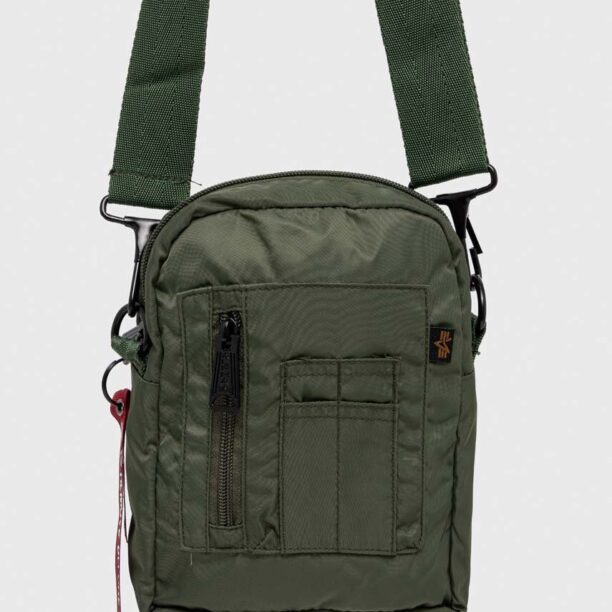 Alpha Industries borsetă culoarea verde 196924.01-SageGreen preţ