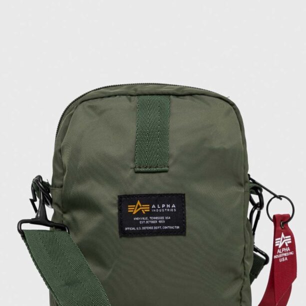 Alpha Industries borsetă culoarea verde 196924.01-SageGreen