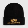 Alpha Industries căciulă 3D Beanie culoarea negru