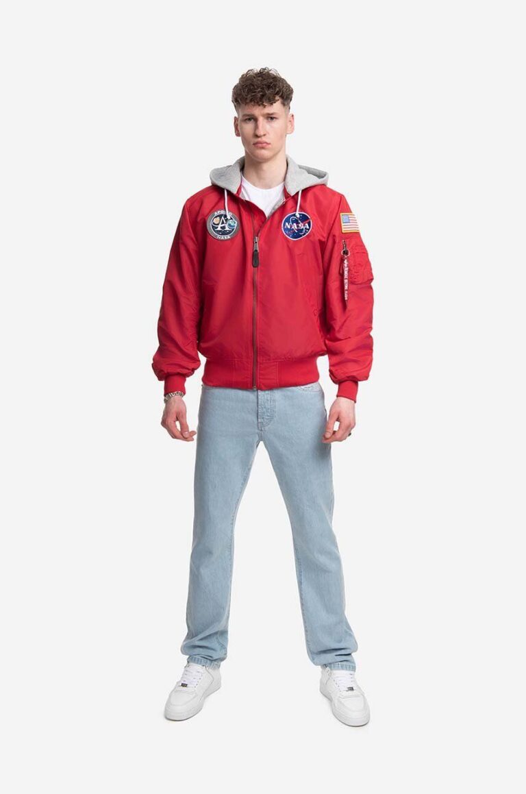 Alpha Industries geacă bomber Alpha Industries MA-1 Zip Hood Apollo 136106 665 bărbați