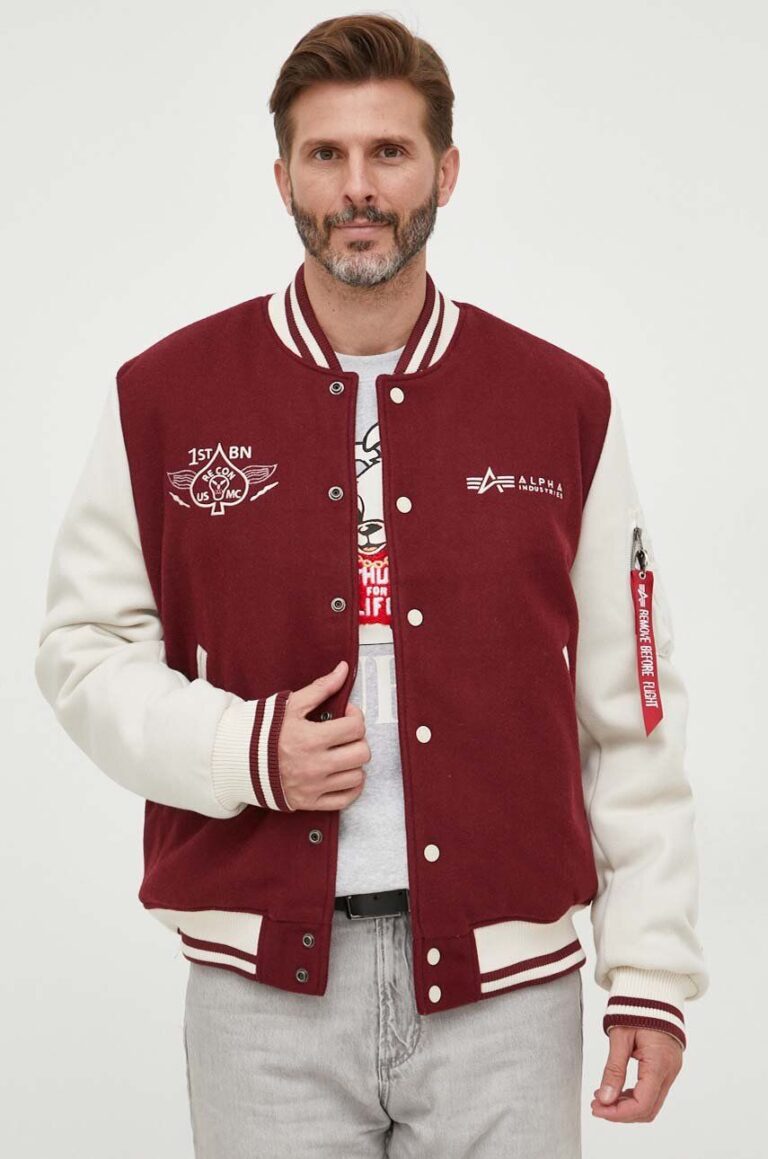 Alpha Industries geaca bomber Varsity Air Force Jacket barbati