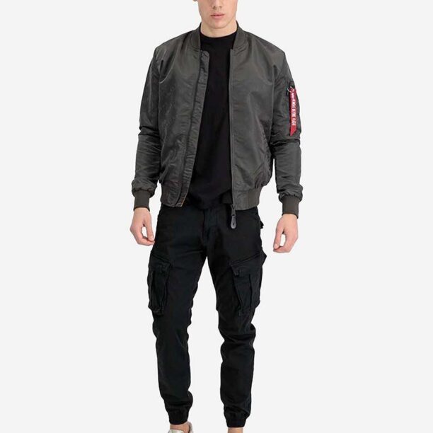 Alpha Industries geacă bomber cu două fețe MA-1 LW AOP Rainbow bărbați