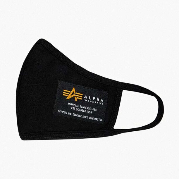 Alpha Industries mască de protecție reutilizabilă Crew Facemask 128935.03-black