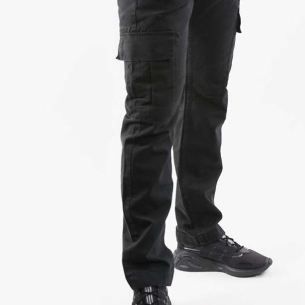 Alpha Industries pantaloni de bumbac Agent Pant culoarea negru