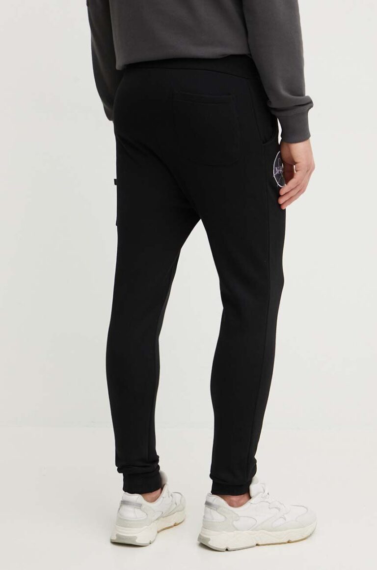 Alpha Industries pantaloni de trening NASA Cargo Sweat Jogger culoarea negru 118369.03-black preţ