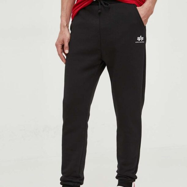 Alpha Industries pantaloni de trening culoarea negru