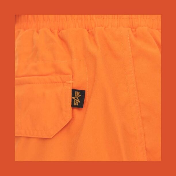 Alpha Industries pantaloni scurți de baie culoarea portocaliu 106810.429-orange preţ