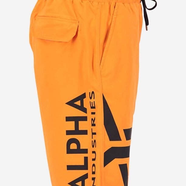 Alpha Industries pantaloni scurți de baie culoarea portocaliu 106812.429-orange preţ