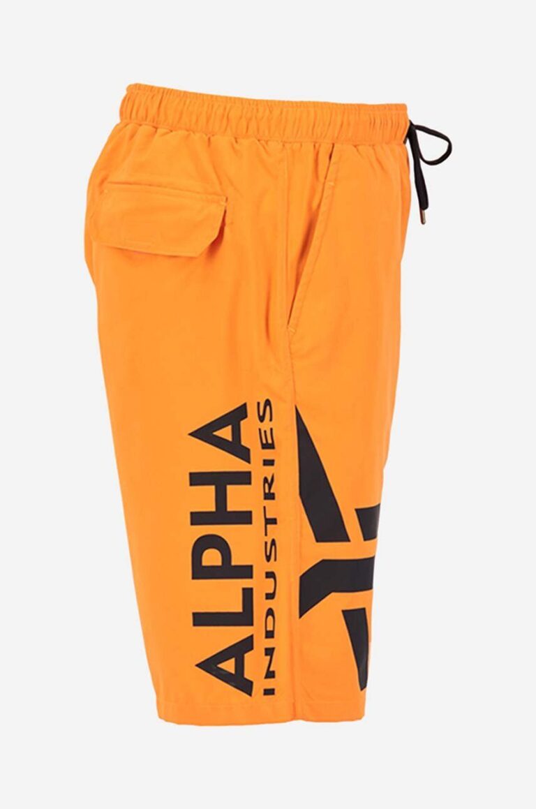 Alpha Industries pantaloni scurți de baie culoarea portocaliu 106812.429-orange preţ