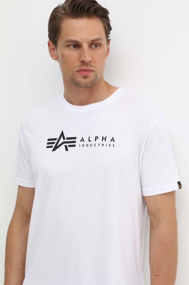 Alpha Industries tricou din bumbac Alpha Label T 2 Pack bărbați