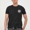 Alpha Industries tricou din bumbac Space Shuttle T culoarea negru