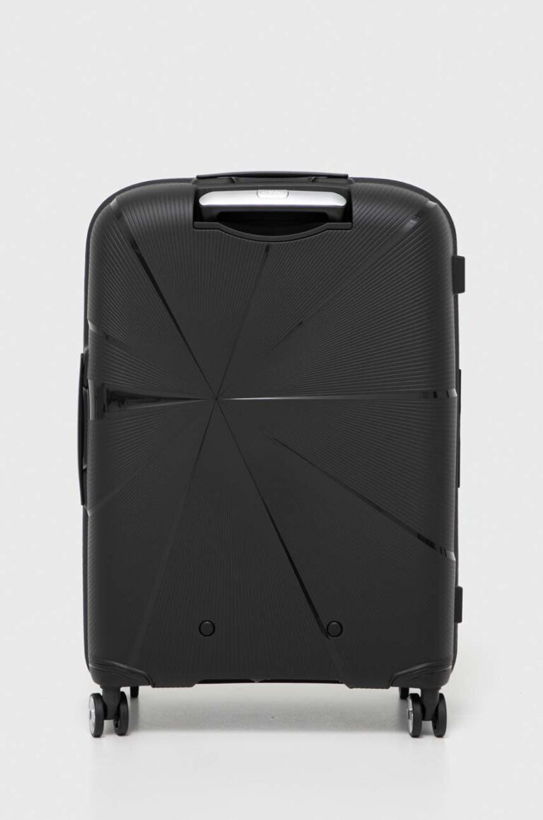 American Tourister valiza culoarea negru preţ