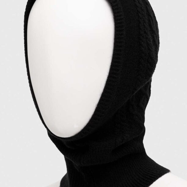 Answear Lab balaclava cu cașmir culoarea negru