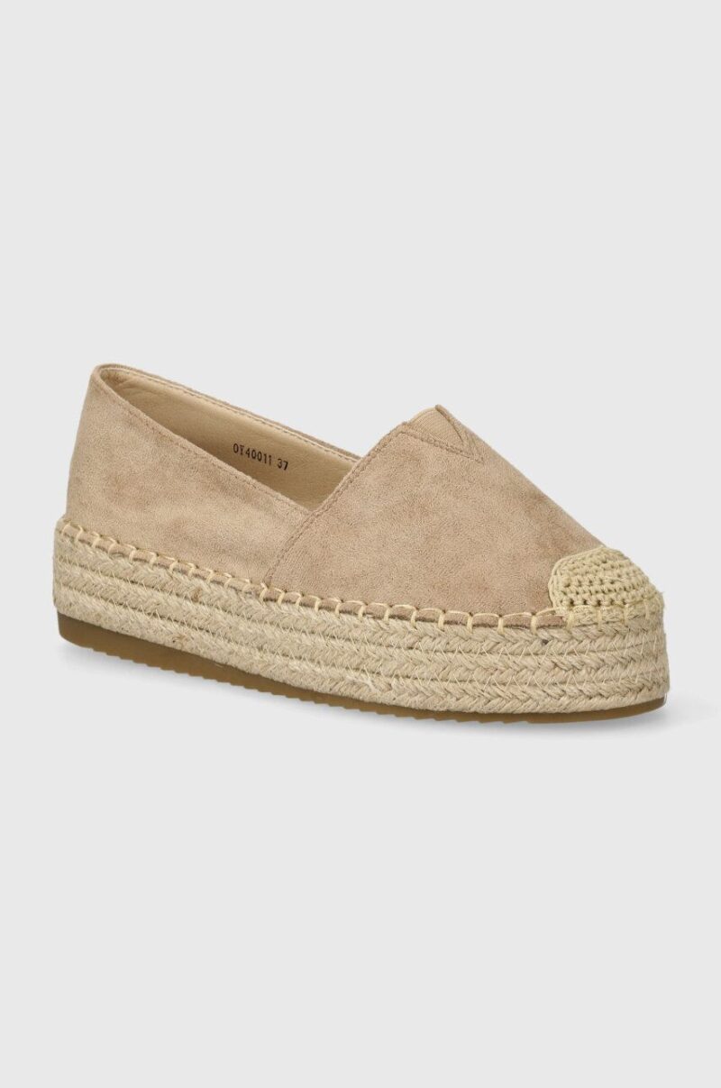 Answear Lab espadrile culoarea bej