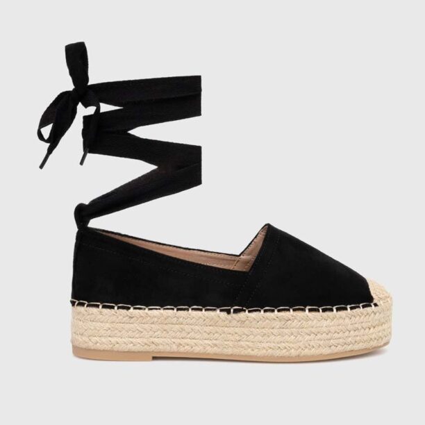 Answear Lab espadrile culoarea negru